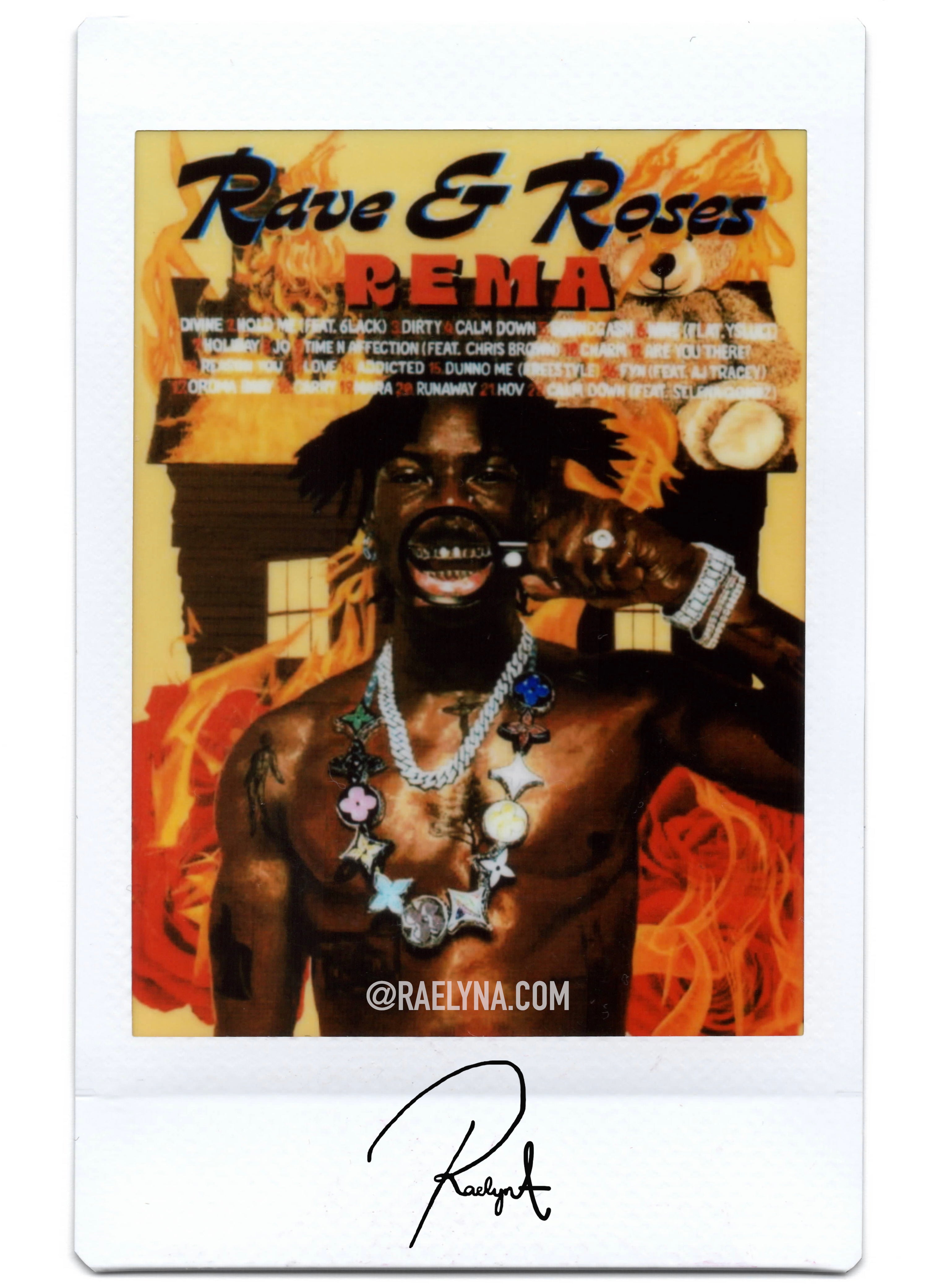 RAVE & ROSES - REMA (TESTER POLARIODS/ART PRINTS)