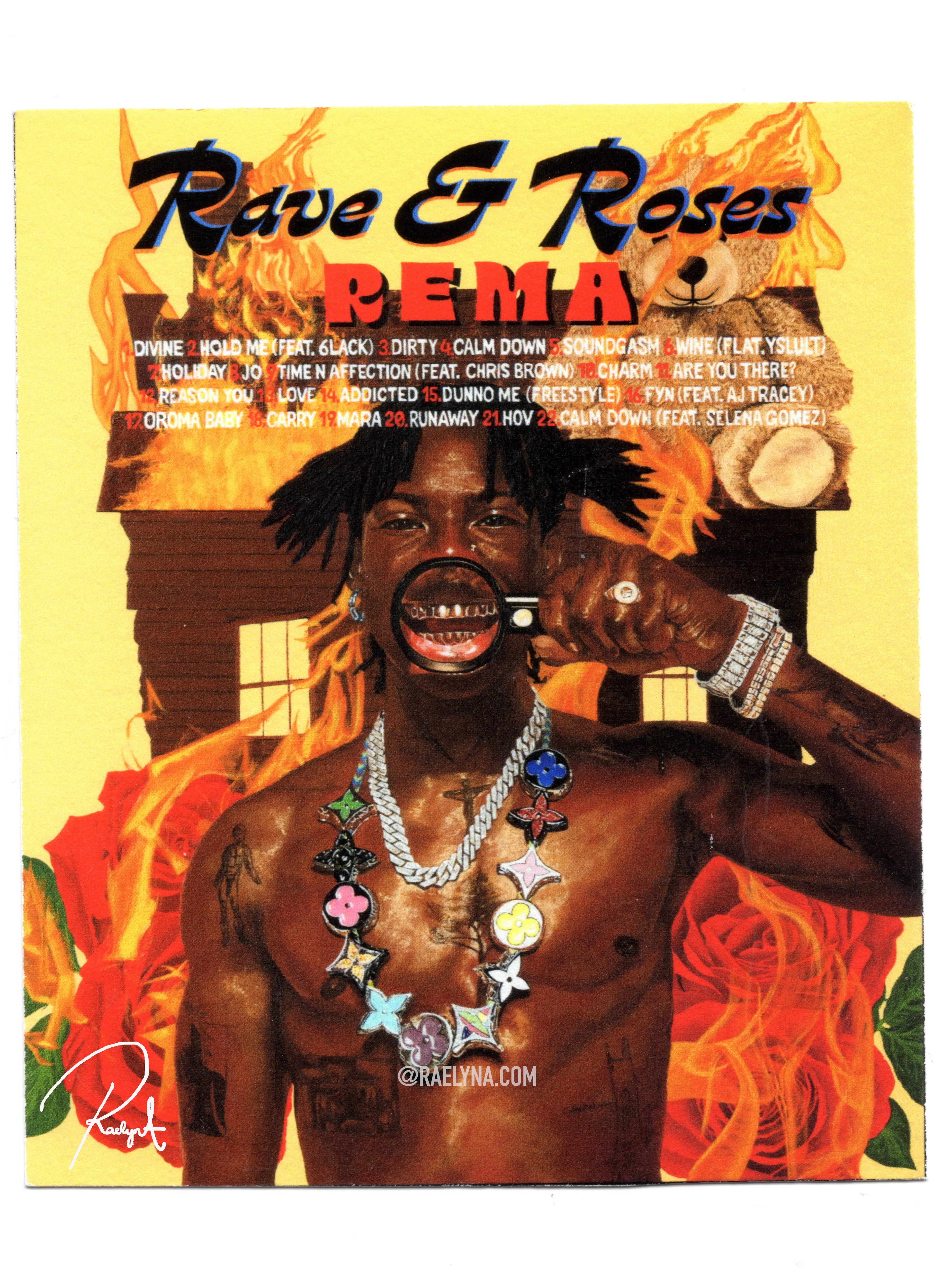 RAVE & ROSES - REMA (TESTER POLARIODS/ART PRINTS)