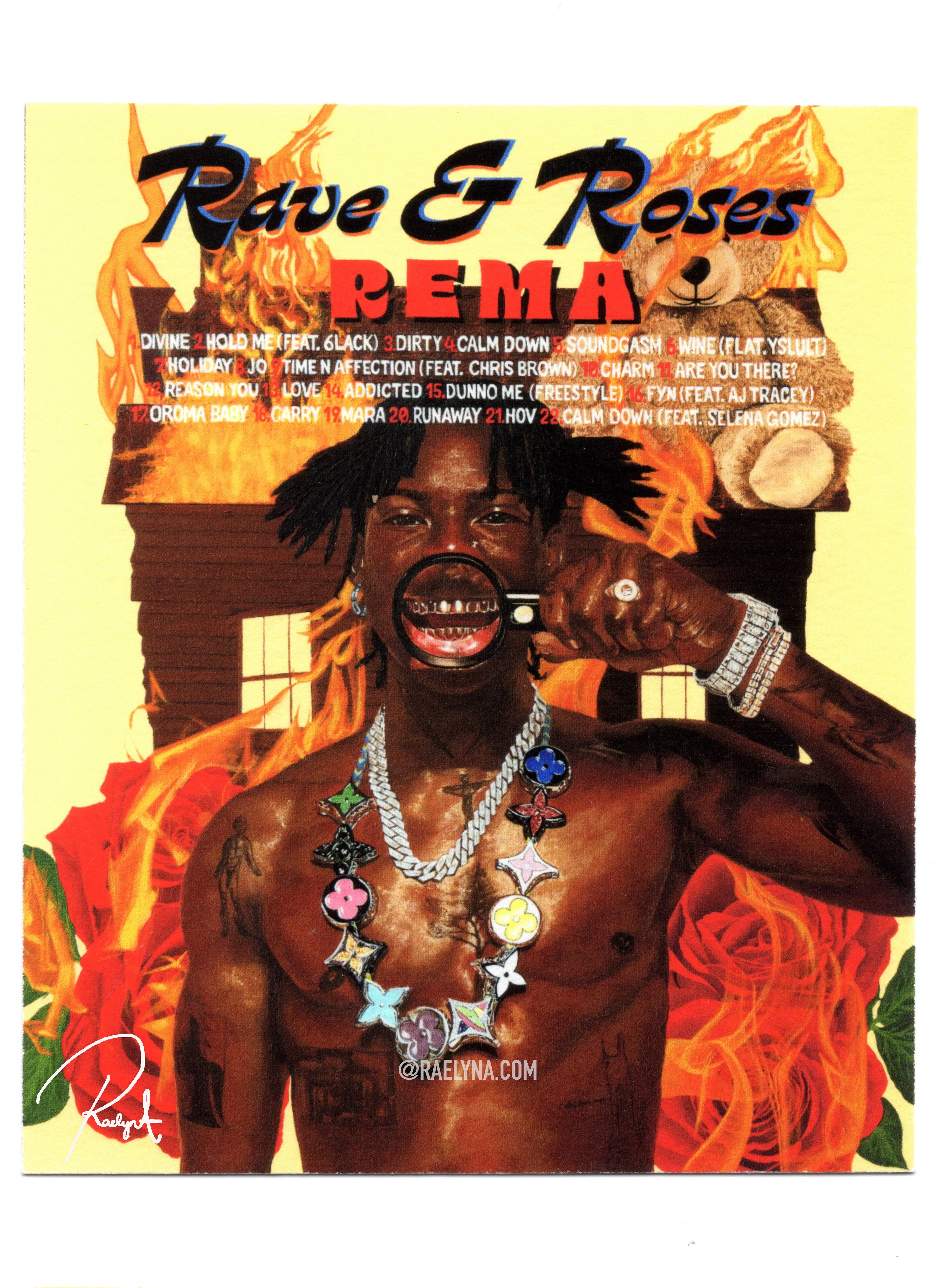 RAVE & ROSES - REMA (TESTER POLARIODS/ART PRINTS)